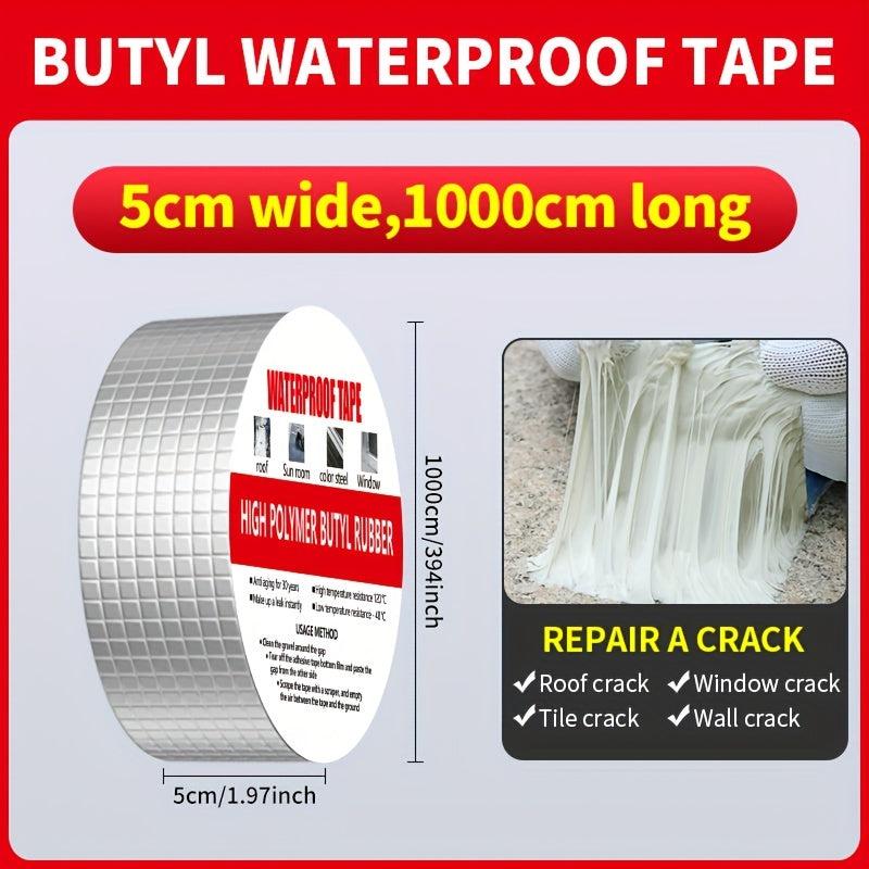 Strong Butyl Waterproof Tape Roll for Roof Repairs and Leak Blocking