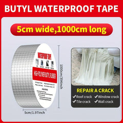 Strong Butyl Waterproof Tape Roll for Roof Repairs and Leak Blocking