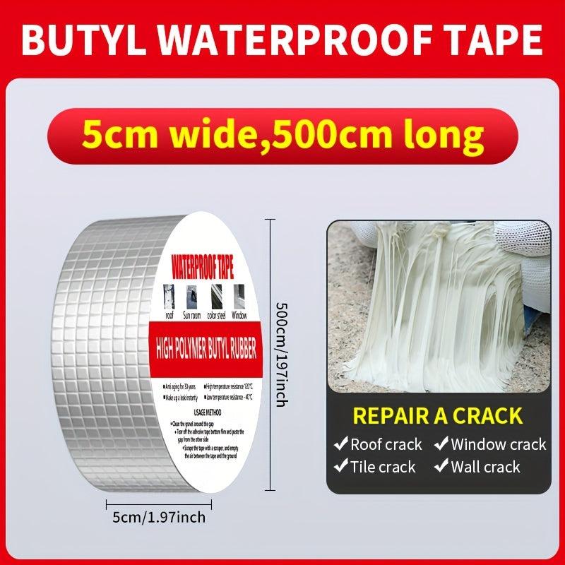 Strong Butyl Waterproof Tape Roll for Roof Repairs and Leak Blocking