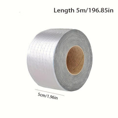 Aluminum Foil Butyl Rubber Tape High Temp Resist Waterproof Roof Pipe Crack Repa