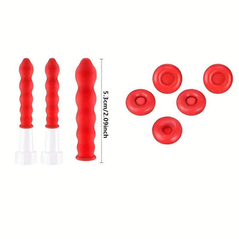 30pcs Caulk Saver Cap Caulking Tube Covers Red
