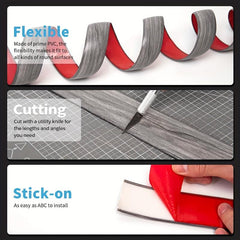 Self Adhesive Vinyl Floor Transition Strip Laminate Floor Strip