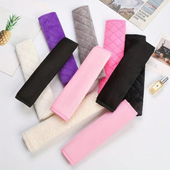 2pcs Soft Car Seat Belt Covers Shoulder Protector Pads for Adults