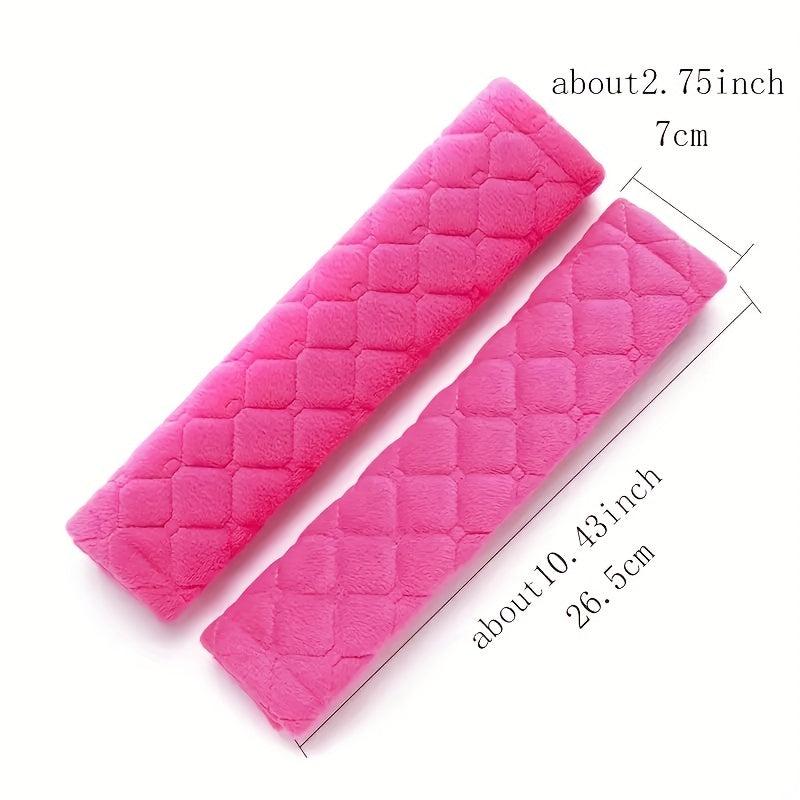 2pcs Soft Car Seat Belt Covers Shoulder Protector Pads for Adults
