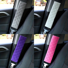 2pcs Soft Car Seat Belt Covers Shoulder Protector Pads for Adults