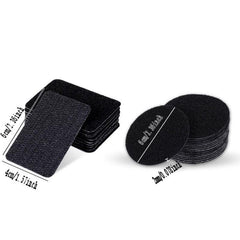 10 Pairs Adhesive Hook and Loop Fastener Tape Nylon Sticker with Glue