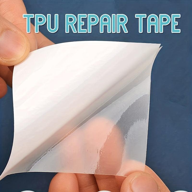 5pcs Waterproof Clear Cloth Patches Self Adhesive Nylon Sticker