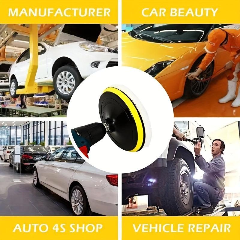 Car Polishing Pad Waxing Sponge Disc Plush Wheel Car Paint Care Polishing Pad