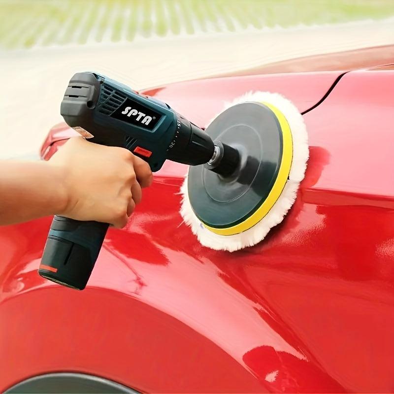 Car Polishing Pad Waxing Sponge Disc Plush Wheel Car Paint Care Polishing Pad