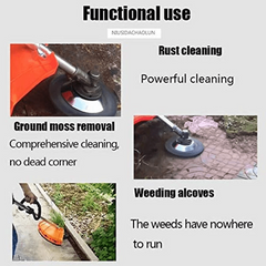 Steel Wire Wheel Garden Weed Brush Lawn Mower Grass Eater Trimmer Brush Cutter