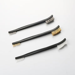 3pcs Mini Wire Brush Set for Rust Paint Metal Cleaner Welding Slag and Steel