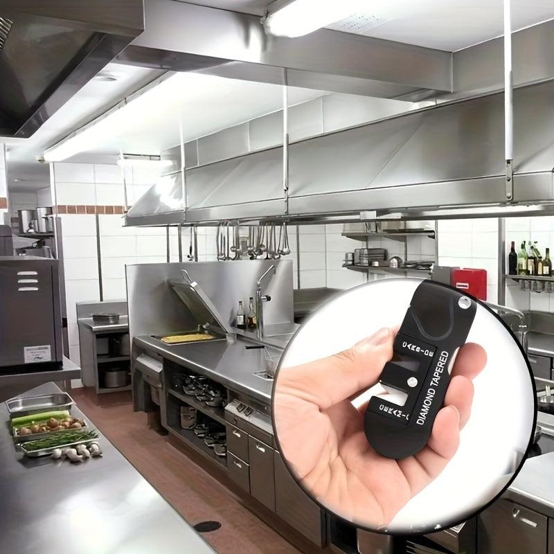Portable 4-in-1 Knife Sharpener for Food Trucks