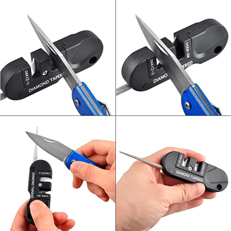 Portable 4-in-1 Knife Sharpener for Food Trucks
