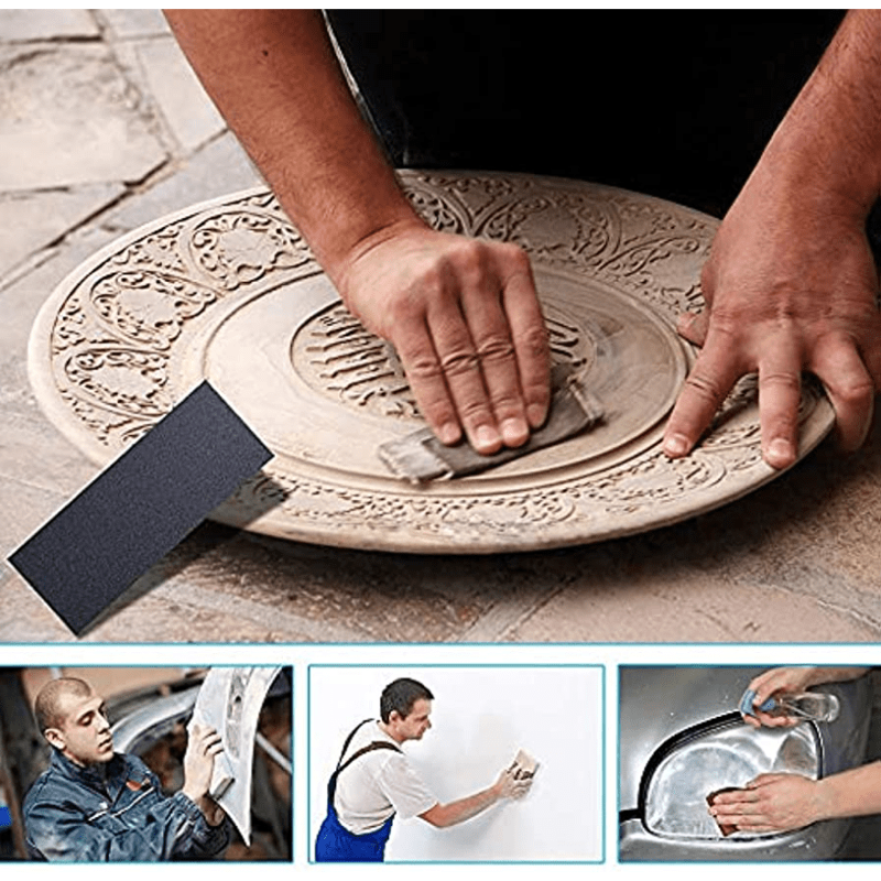 42pcs Wet Dry Sanding Paper 120-3000 Grit Waterproof Sandpaper Wood Metal