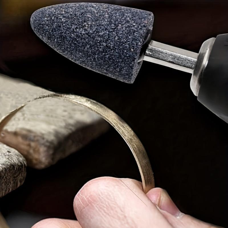 2pcs Metal Grinding Stone Set Rotating Tool Grinding Stone Wheel Head