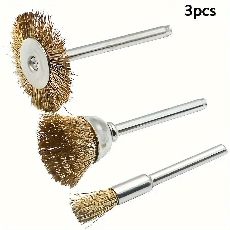 9pcs Steel Wire Wheel Brushes Rotary Tools Grinders Engraving Machines