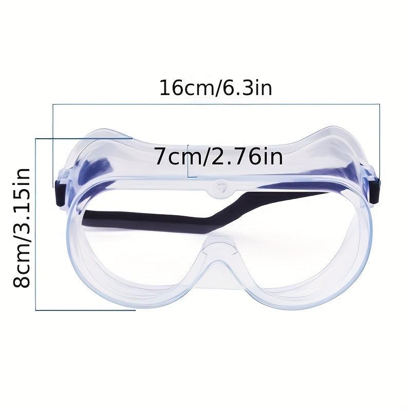 Anti Fog Safety Goggles Wide View Adjustable Chemical Splash Eyewear