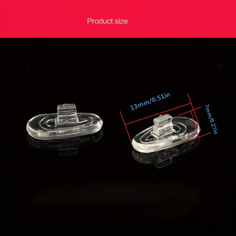 Silicone Nose Pad for Glasses Anti-slip Soft Melon Shape 6 Pairs