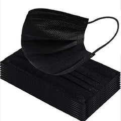 50pcs Disposable Face Masks 3 Ply Comfortable Nose Office Elasti