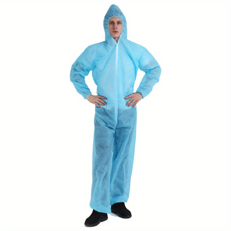 Disposable One-piece Protective Clothing With Hat