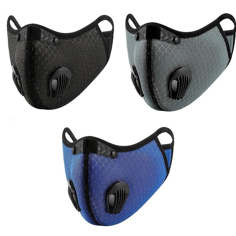 Adjustable Mask With Valves And Filters Washable Reusable Dust Masks
