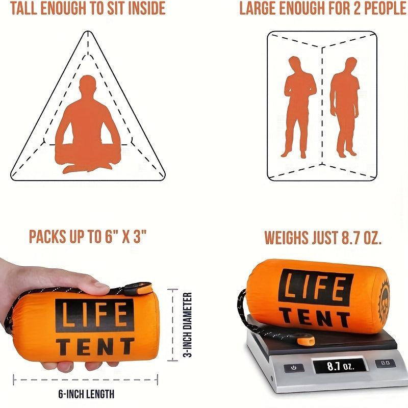 Life Tent Emergency Survival Shelter 2 Person Emergency Tent Tube Tent