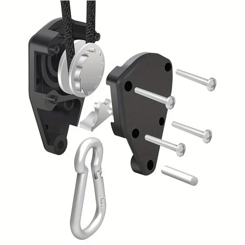 2pcs 7.54ft Ratchet Rope Lock Tie - Adjustable Rope Hanger for Tent, House Fan