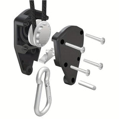 2pcs 7.54ft Ratchet Rope Lock Tie - Adjustable Rope Hanger for Tent, House Fan