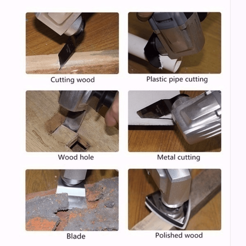 10pcs High Oscillating Muti Tool Saw Blades for Wood Metal Cutting