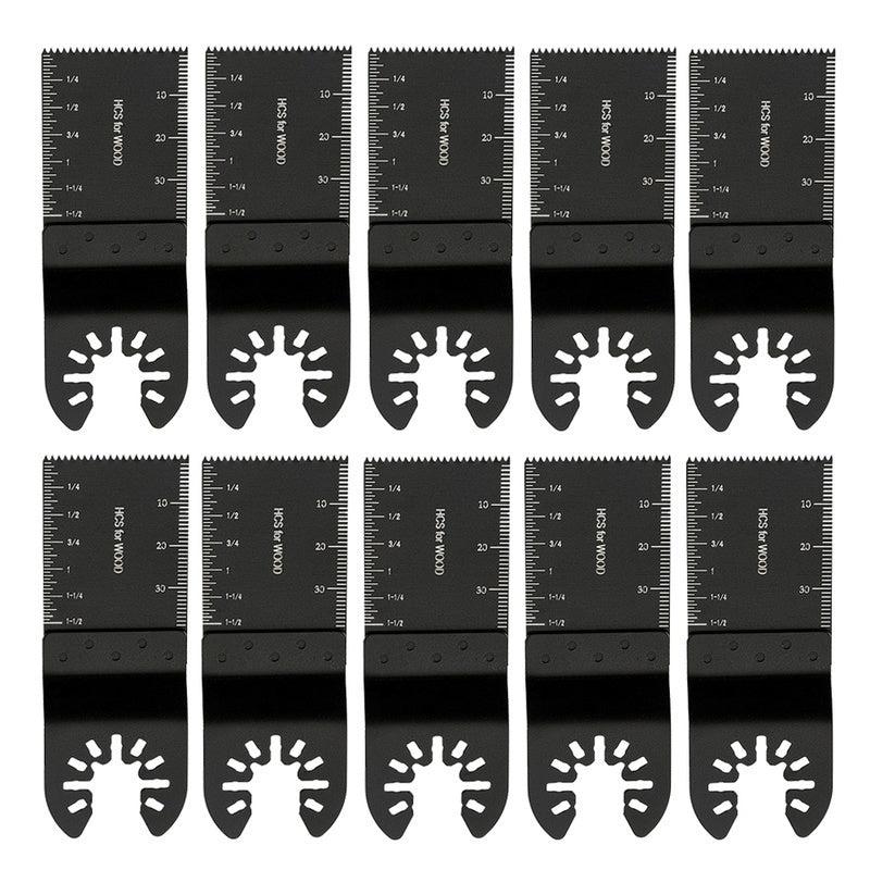 10pcs High Oscillating Muti Tool Saw Blades for Wood Metal Cutting