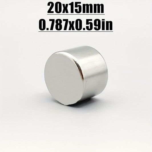 20pcs 20x15mm Neodymium Magnet N35 NdFeB Round Strong Permanent Magnetic Disc