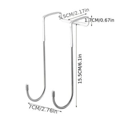 S Shaped Stainless Steel Hooks for Kitchens, Bathrooms, Dormitory Cabinets