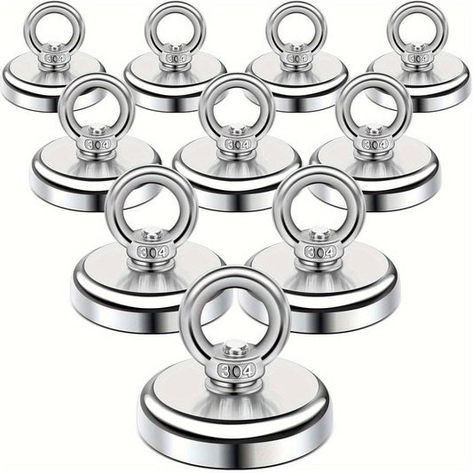 1pc Neodymium Magnet Hooks 1.25in with Countersunk Hole Eyebolt