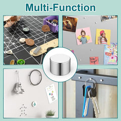 600pcs Small Magnets 3x2mm Tiny Strong Mini Refrigerator Office Magnets