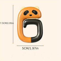 Cartoon Desktop Bag Hook Folding Table Bag Hook Travel Portable Animal Bag Hook
