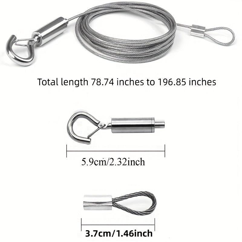 Adjustable Picture Hanging Wire Kit Stainless Steel Hanging Line