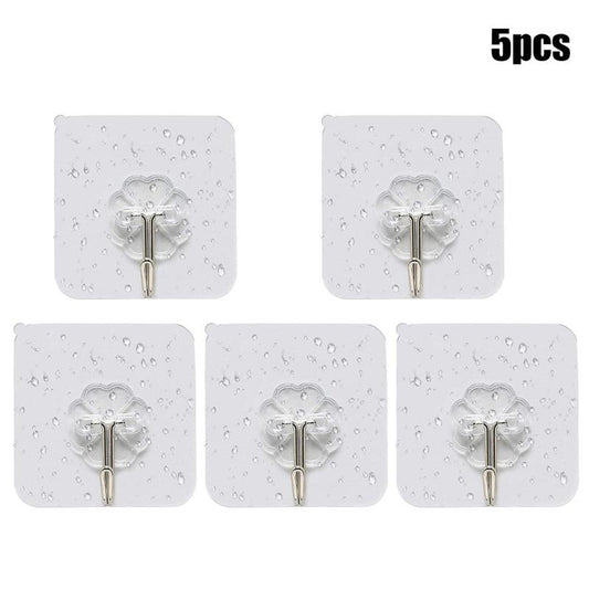 20pcs Transparent Strong Sticky Wall Hanging Nail Hook