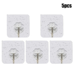 20pcs Transparent Strong Sticky Wall Hanging Nail Hook