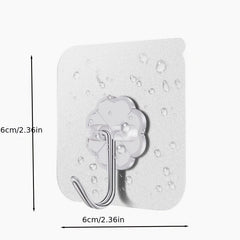 20pcs Transparent Strong Sticky Wall Hanging Nail Hook