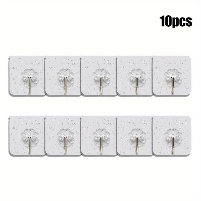 20pcs Transparent Strong Sticky Wall Hanging Nail Hook