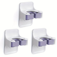 Sturdy Broom Holder Wall Mount Self Adhesive No Drilling