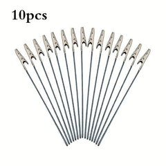 10pcs Metal Wire Crocodile Clip With Long Tail 4 Inches