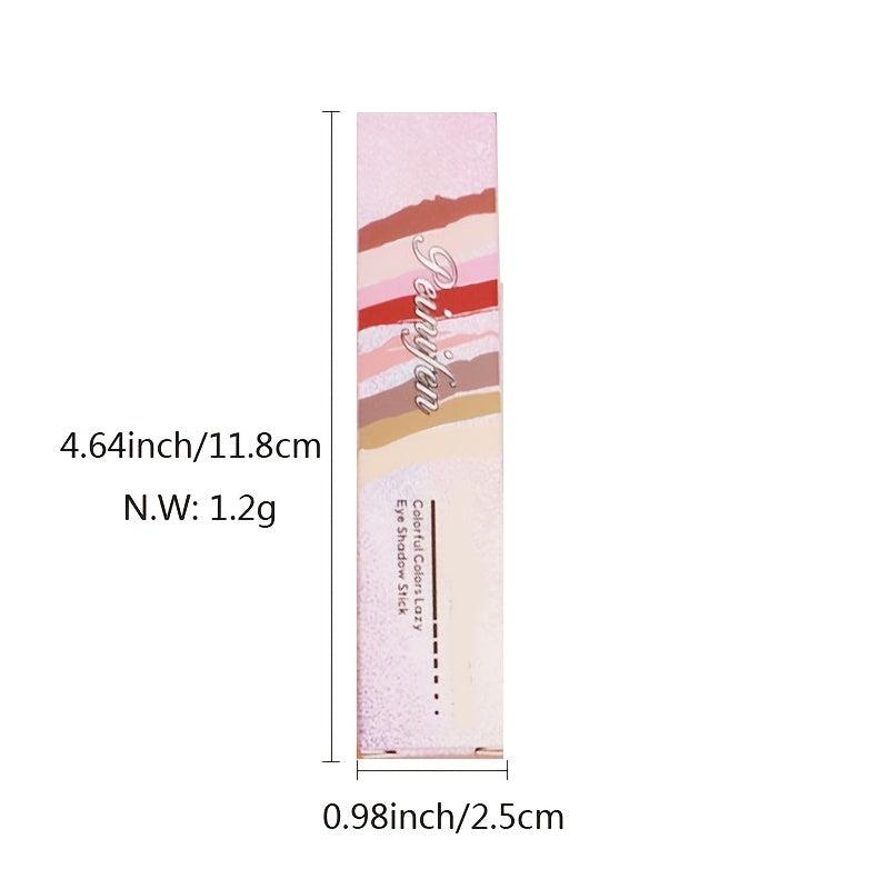 Two Tone Eyeshadow Stick Eye Brightening Pearly & Glitter Earth Tone