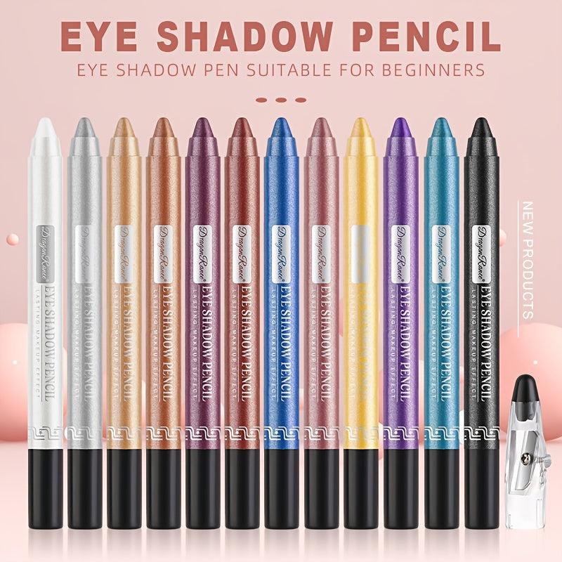 Shimmer Eyeliner Stick Pearly Glitter Eyeshadow Pen for Women