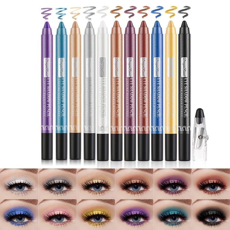 Shimmer Eyeliner Stick Pearly Glitter Eyeshadow Pen for Women