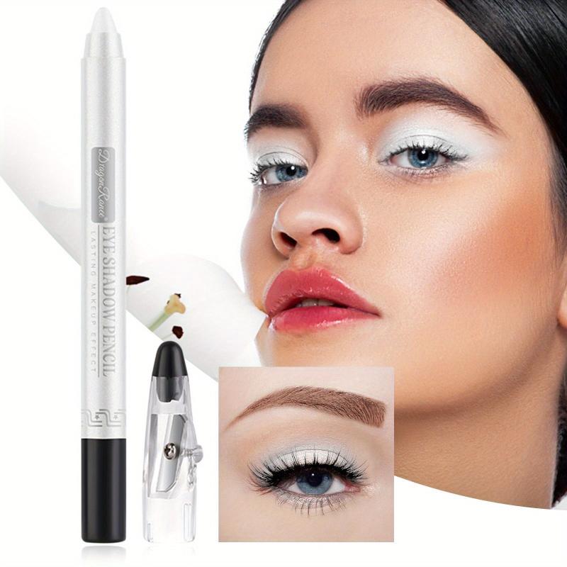 Shimmer Glitter Eyeshadow Pen Eyeliner Glue Eyelid Pearly Foam Pen 15 Colors