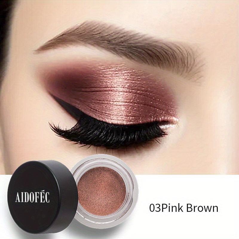 Glitter Eyeshadow Gel Waterproof Easy to Apply Pearly Makeup
