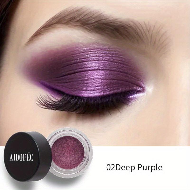 Glitter Eyeshadow Gel Waterproof Easy to Apply Pearly Makeup