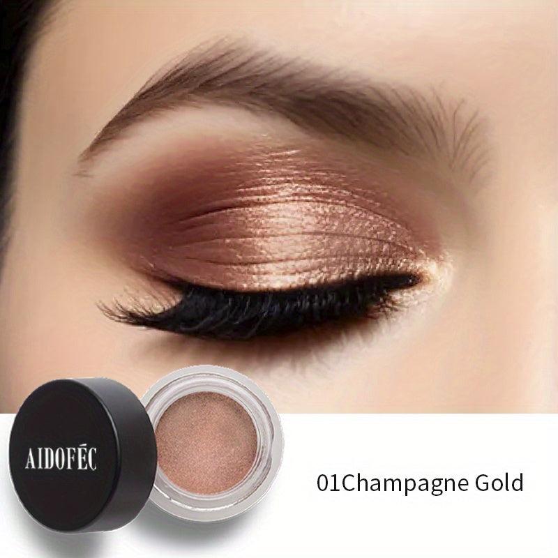 Glitter Eyeshadow Gel Waterproof Easy to Apply Pearly Makeup