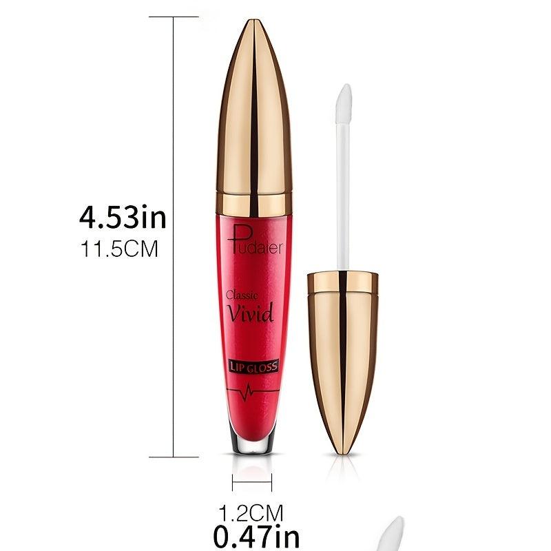 Long Lasting Matte Lip Gloss with Glitter Finish Waterproof Lipstick